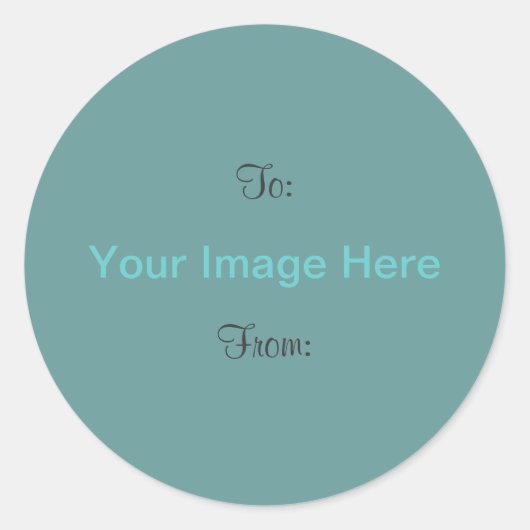 DIY to 3"サークルギフトラベルシール ラウンドシール (正面)