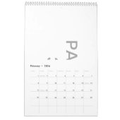 DIY to Photobook 26ページ/サイズ11x17 カレンダー (2月 2026)