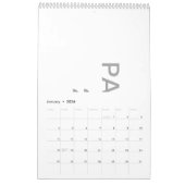 DIY to Photobook 26ページ/サイズ11x17 カレンダー (1月 2026)