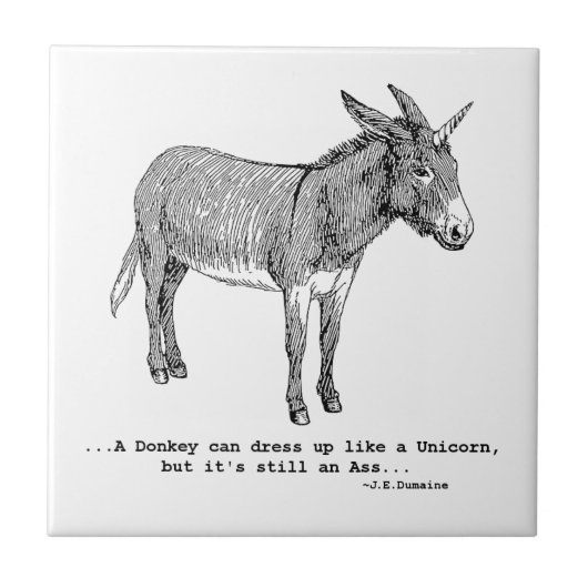 DIY UnicornDonkey ver1 タイル (正面)