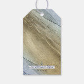 #DIY #Wedding #Nauticalブルー&金ゴールド#Anchorお願い ギフトタグ (裏面)