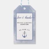 #DIY #Wedding #Nautical水色#Anchor賛成 ギフトタグ (正面)