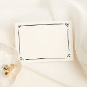 DIY Whimsical Hand Drawn Place Card テーブルナンバー