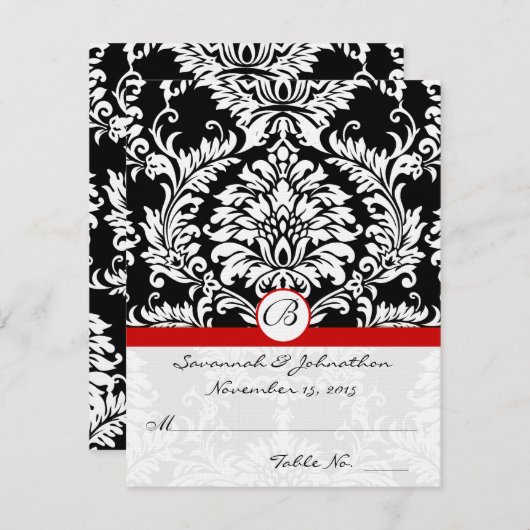 DIY Youスコアと折り畳みテント結婚の座席表 招待状 (正面/裏面)