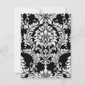 DIY Youスコアと折り畳みテント結婚の座席表 招待状 (裏面)