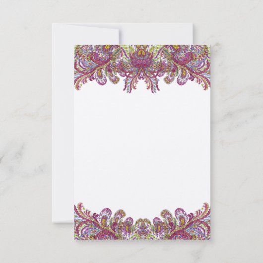 DIY Youスコアと折り畳みテント結婚の座席表 招待状 (裏面)