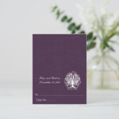 DIY Youスコアと折り畳みテント結婚の座席表 招待状 (スタンド正面)