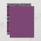 DIY Youスコアと折り畳みテント結婚の座席表 招待状 (正面/裏面)