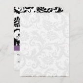 DIY Youスコアと折り畳みテント結婚の座席表 招待状 (正面/裏面)