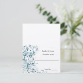 DIY Youスコアと折り畳みテント結婚の座席表 招待状 (スタンド正面)