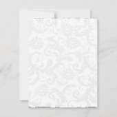 DIY Youスコアと折り畳みテント結婚の座席表 招待状 (正面)