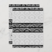 DIY Youスコアと折り畳みテント結婚の座席表 招待状 (正面/裏面)