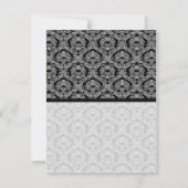 DIY Youスコアと折り畳みテント結婚の座席表 招待状 (正面)