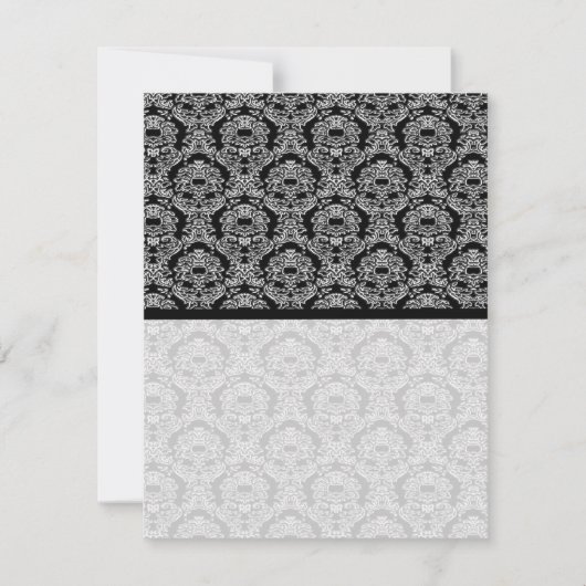 DIY Youスコアと折り畳みテント結婚の座席表 招待状 (正面)