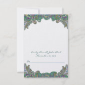 DIY Youスコアと折り畳みテント結婚の座席表 招待状 (正面)