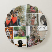 DIY YOUR | FAMILY Two Sided Family 10 Pictures ラウンドクッション (裏面)