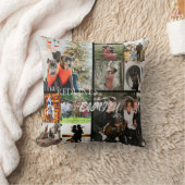 DIY YOUR | FAMILY Two Sided Family 10 Pictures Thr クッション (ブランケット)