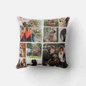 DIY YOUR | FAMILY Two Sided Family 10 Pictures Thr クッション (裏面)