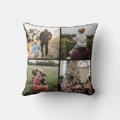 DIY YOUR | FAMILY Two Sided Family 4 Pictures  クッション (裏面)