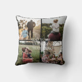 DIY YOUR | FAMILY Two Sided Family 4 Pictures  クッション (裏面)