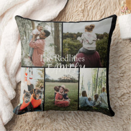 DIY YOUR | FAMILY Two Sided Family 5 Pictures  クッション