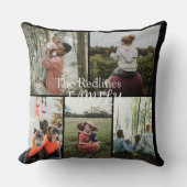 DIY YOUR | FAMILY Two Sided Family 5 Pictures  クッション (正面)