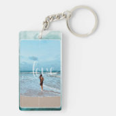 DIY Your Love Story:アクリルパーソナライズされたソング キーホルダー (裏面)