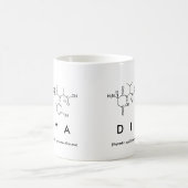 Diyaペプチド名mug コーヒーマグカップ (中央)