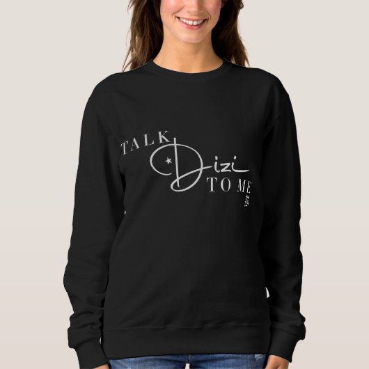 Dizi Script Sweatshirtを話す スウェットシャツ (正面)