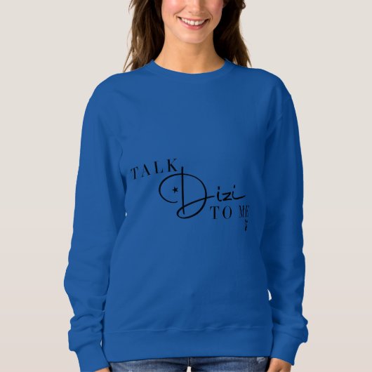 Dizi Script Sweatshirtを話す スウェットシャツ (正面)
