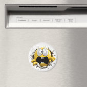 Dizzy 3D Emoji Round Magnet マグネット (インサイチュ (食洗機))