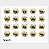 Dizzy Eyes Classic Round Sticker ラウンドシール (シート)
