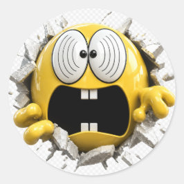 Dizzy Eyes Classic Round Sticker ラウンドシール