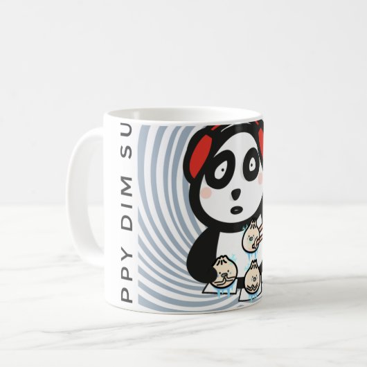 Dizzy Panda - Nippy Dim Sum Coffee Mug コーヒーマグカップ (正面左)