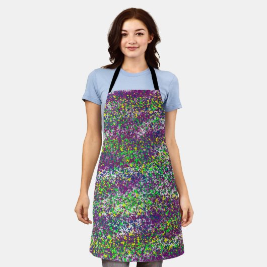 Dizzy Splatter エプロン (着用した状態)