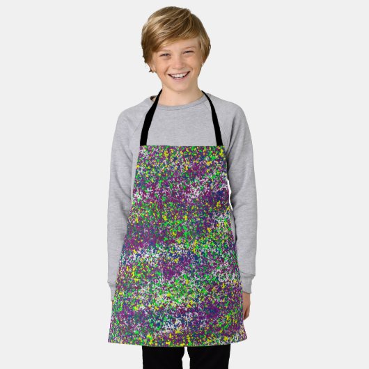 Dizzy Splatter エプロン (着用した状態)