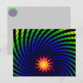 Dizzy Sun Rainbowはがき ポストカード (正面/裏面)