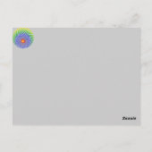 Dizzy Sun Rainbowはがき ポストカード (裏面)