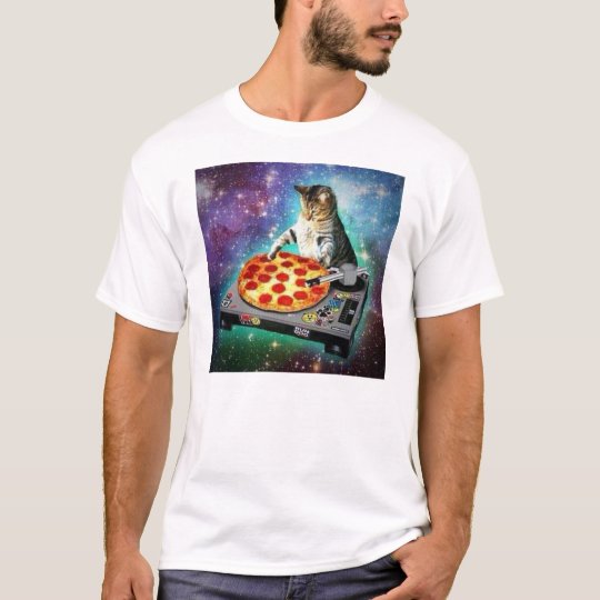 Dj宇宙猫がスピニング サム スイート ザ Tシャツ Zazzle Co Jp