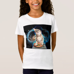宇宙 猫tシャツ Tシャツデザイン Zazzle Co Jp
