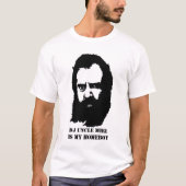 「DJおじさんマイクは私のホームボーイだ」 Tシャツ (正面)