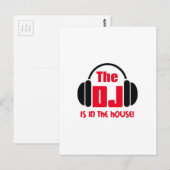 DJが家にいる ポストカード (正面/裏面)