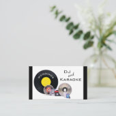 「DJとカラオケ」 名刺 (スタンド正面)