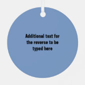 DJとミュージシャンのテーマ- Disk Jockeyとテキスト メタルオーナメント (裏面)