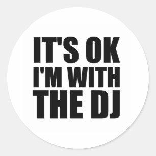 DJと一緒にOk ラウンドシール