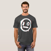 DJと男性へ女性 Tシャツ (正面フル)