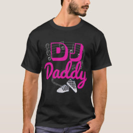 DJのお父さんそれは女の子のヒップホップのベビーシャワーのワイシャツです Tシャツ