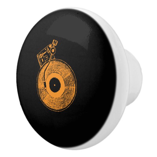 DJのためのレコードプレーヤーのターンテーブル音楽ギフト セラミックノブ (右)