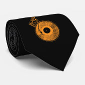 DJのためのレコードプレーヤーのターンテーブル音楽ギフト ネクタイ (ロール)