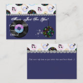 DJのエンターテイメントの名刺 名刺 (正面/裏面)